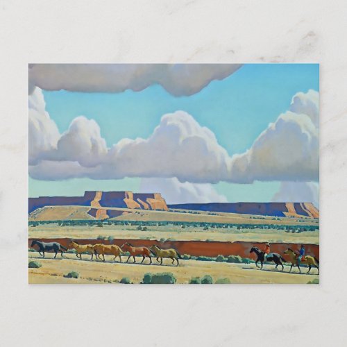 Wild Land of the Navajo by Maynard Dixon Postcard