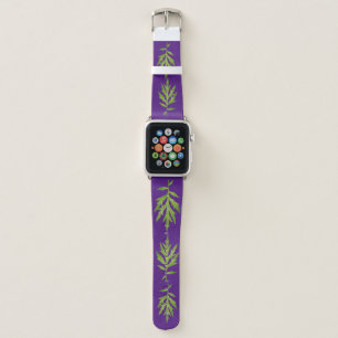 Wild Leaves on an Apple Watch Band