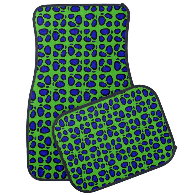 Wild Leopard Car Floor Mat (Set)