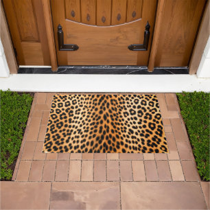 Wild Leopard Energy – Bold Animal Print Fashion Doormat