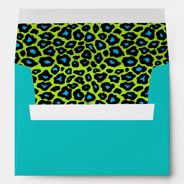 Wild Leopard Print Envelope (Back (Bottom))