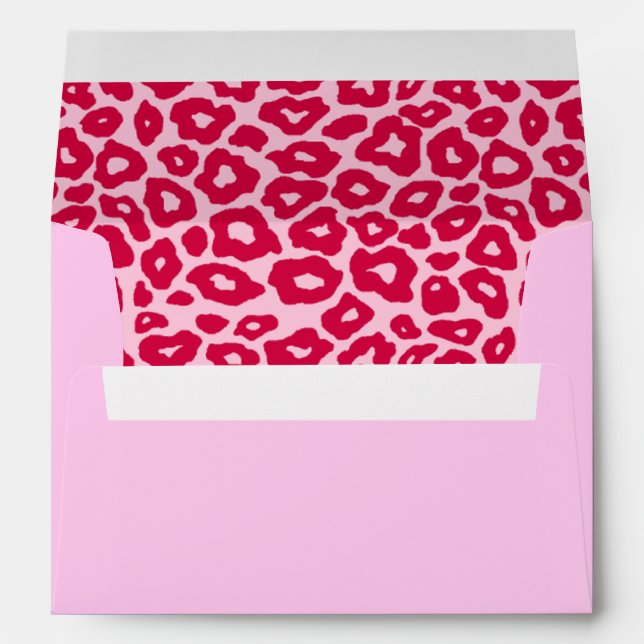 Wild Leopard Print Envelope (Back (Bottom))