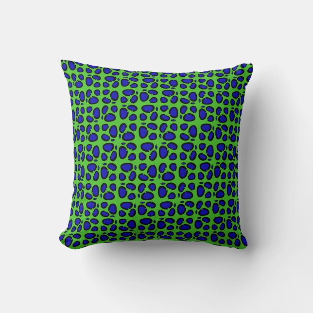 Wild Leopard Throw Pillow (Front)