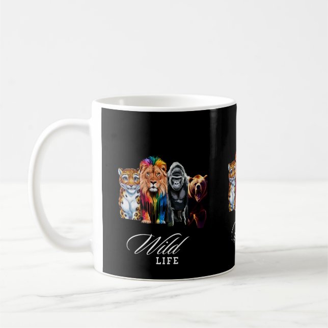 Wild life coffee mug (Left)