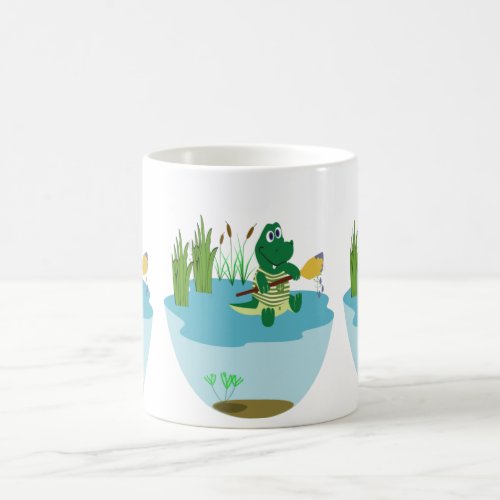 Wild Life Crocodile Lake Animal Coffee Mug