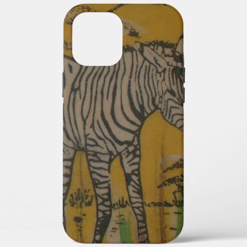 Wild Life Kenya African Safari Zebra iPhone 12 Pro Max Case