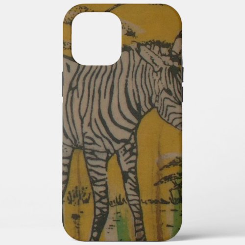 Wild Life Kenya African Safari Zebrapng iPhone 12 Pro Max Case