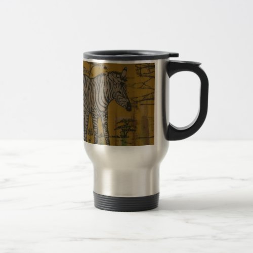 Wild Life Kenya African Safari Zebrapng Travel Mug