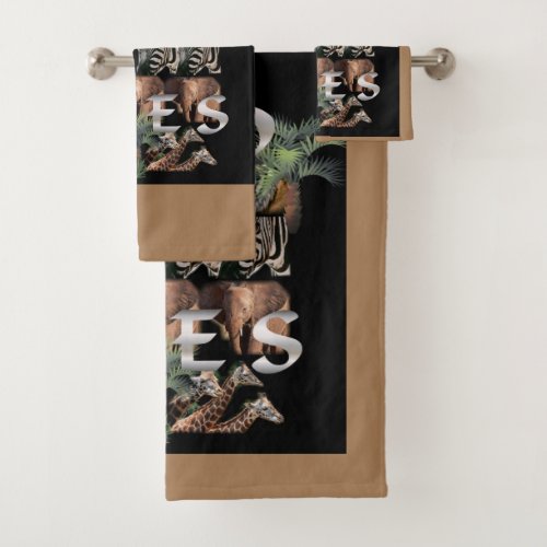 Wild Life Lovers  Bath Towel Set