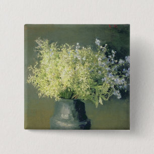 Wild Lilacs and Forget-Me-Nots, 1889 Button