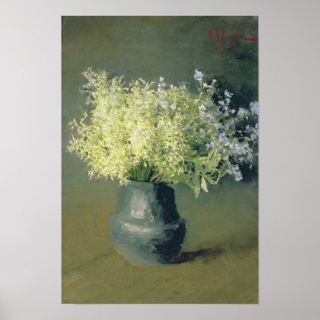 Wild Lilacs and Forget-Me-Nots, 1889 Poster (Front)