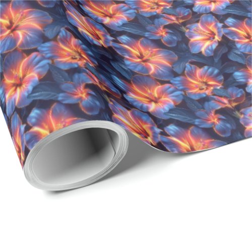 Wild Lilies Floral Gift Wrapping Paper