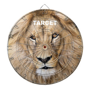 Wild Lion Personalized  Dart Board