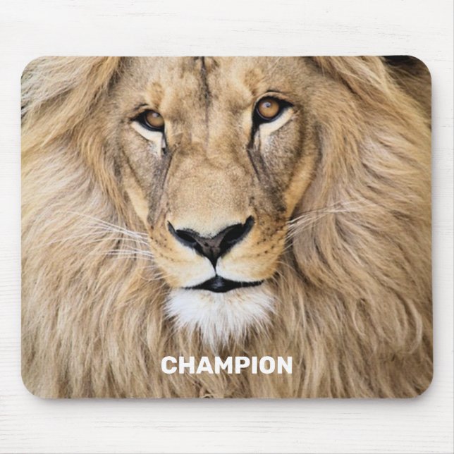 Wild Lion Personalized  Mouse Pad (Front)
