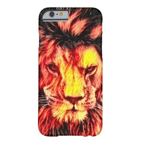 Wild Lion Wildlife Fantasy Art Barely There iPhone 6 Case