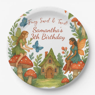Wild Magical Fairy Garden Birthday Party - Paper Plates