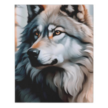 Wild Majesty: Wolf Canvas Art