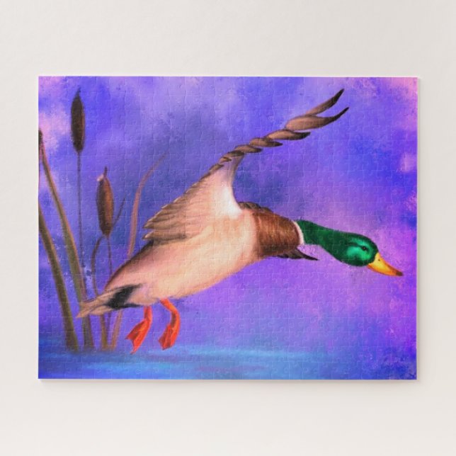 Wild Mallard Duck Puzzle (Horizontal)