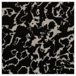 Wild Marble 3 - black and white Fabric