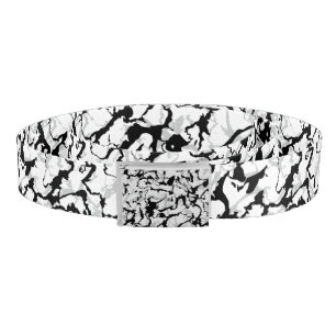 Wild Marble 7 - White and Black,Grey Belt
