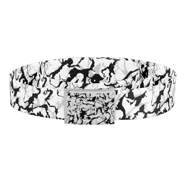 Wild Marble 7 - White and Black,Grey Belt (Coil)