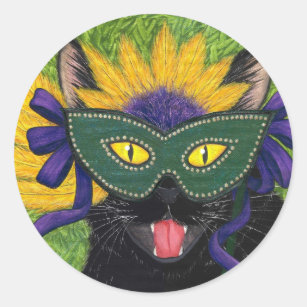 Fat Cat Stickers Zazzle