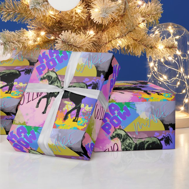wild mare comic wrapping paper (Holidays)