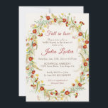 Wild Marigold Flowers Foliage Bridal Shower Invitation<br><div class="desc">ddd</div>