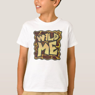 Wild Me Giraffe Print Kids Light T-Shirt