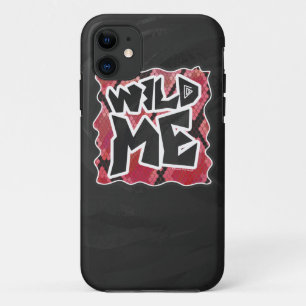 Wild Me Snake Black and Red Print iPhone 11 Case