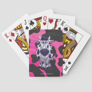 Wild Me Tiger Black and Pink Poker Cards