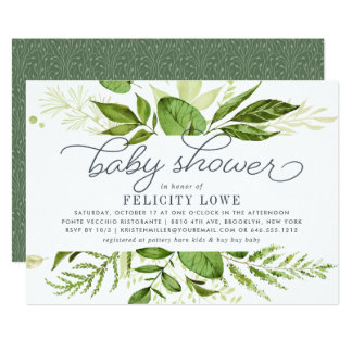 Wild Meadow Baby Shower Invitation
