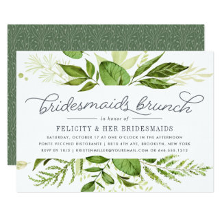 Wild Meadow Bridesmaids Brunch Invitation