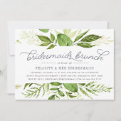 Wild Meadow Bridesmaids Brunch Invitation (Front)