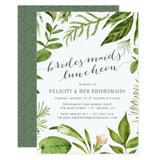 Bridal Luncheon Invitation Etiquette 10