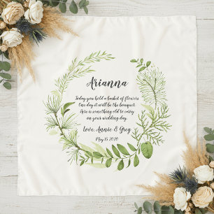Wild Meadow Flower Girl Poem Scarf
