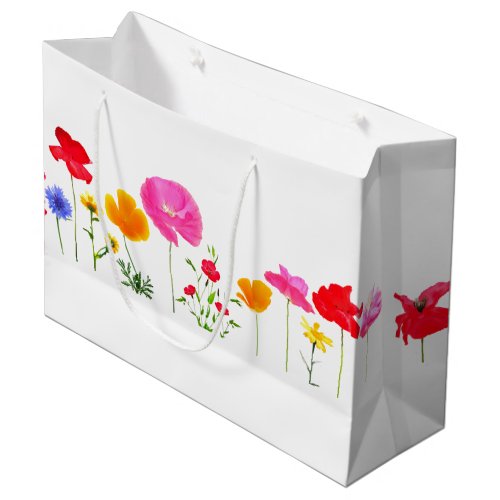 wild meadow flowers large gift bag