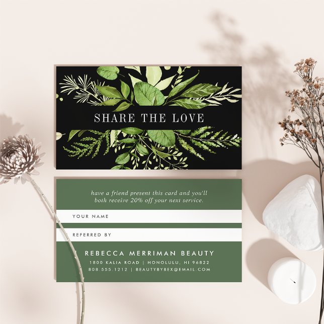 Wild Meadow | Green & Black Referral Card (Creator Uploaded)