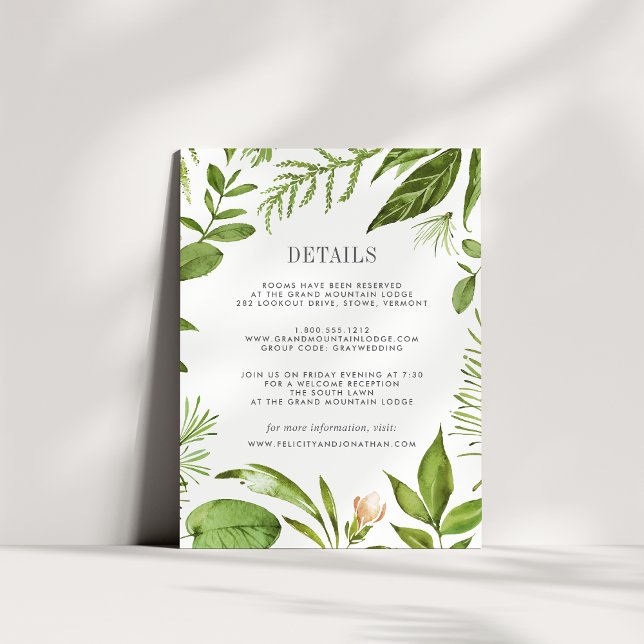 Wild Meadow Guest Information Card (Creator Uploaded)