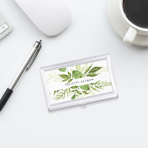 Wild Meadow  Personalized Case For Business Cards