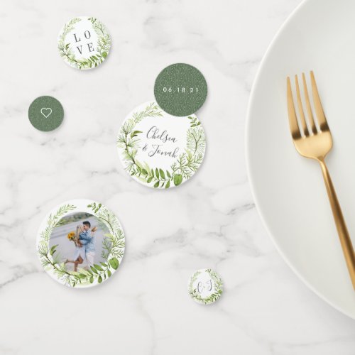 Wild Meadow Personalized Wedding Confetti