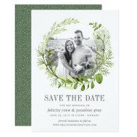 Wild Meadow Photo Save the Date Card