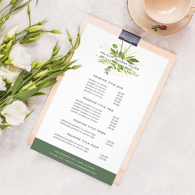 Wild Meadow Pricing & Services Flyer (Creator Uploaded)