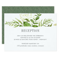 Wild Meadow Reception Card
