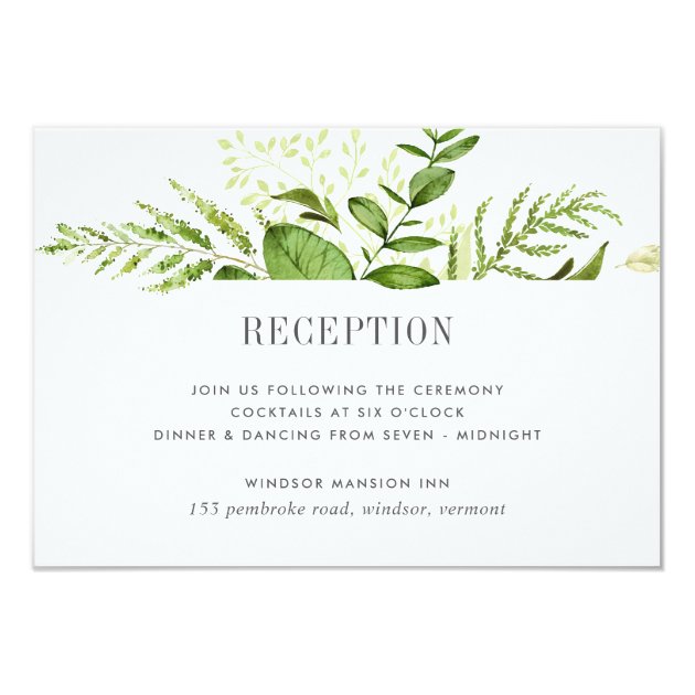 Wild Meadow Reception Card