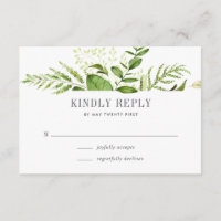 Wild Meadow RSVP Card