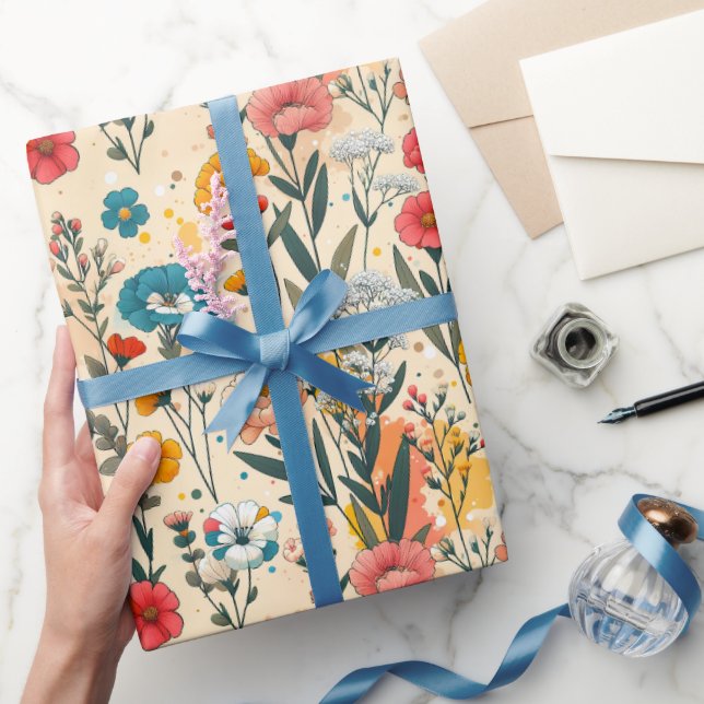 Wild Meadow Splash Wrapping Paper (Gifting)