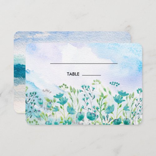 Wild Meadow  Spring Mountains Table Place Cards