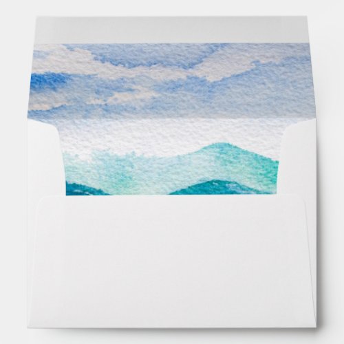 Wild Meadow  Spring Mountains Wedding Envelopes