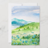 Wild Meadow | Spring Mountains Wedding Invitations (Back)